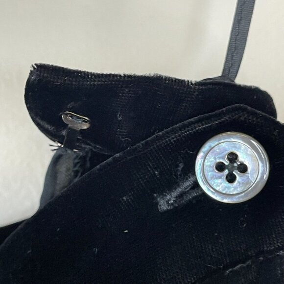 Ralph Lauren Vintage Womens Old Money Velvet Maxi Full Skirt 8 Circle Hong Kong - Picture 3 of 9